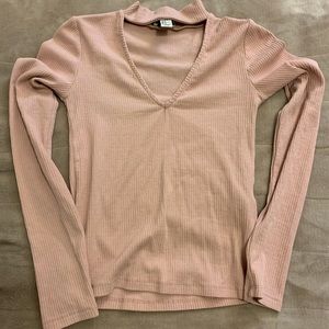 Pink Long Sleeve Top